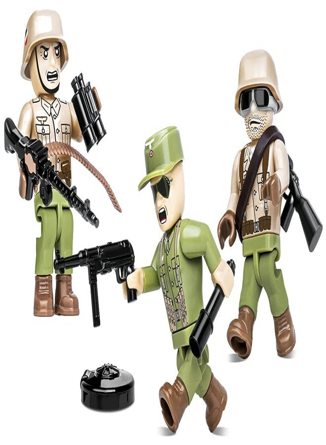 COBI Historical Collection Afrika Korps Figures - Image 1